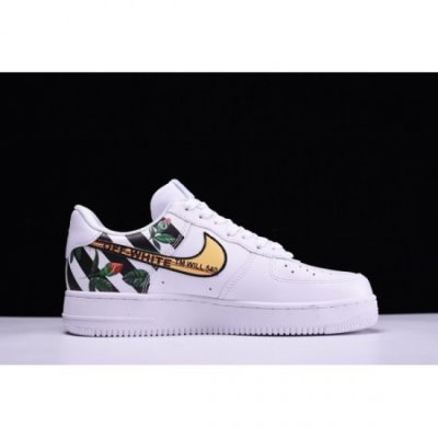 Nike Air Force 1 Low Beyaz / Çiçekli Kaykay Ayakkabı Türkiye - 46N7DBJ9